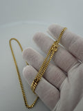 22" 3mm solid 14K yellow gold Cuban link chain, 15.0g – Ott Family Jewelry (9)