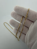 18" 14K Yellow Gold Box Chain 1.5mm 6.65g