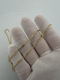 18" 14k Yellow Gold Figaro 2mm 3.24g