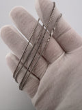 20" 14K White Gold Franco 1.8mm 7.5g