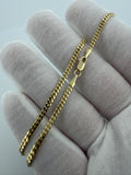 22" 10k Yellow Gold Cuban 2.5mm 9.4g