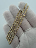 20" 14K Yellow Gold Curb 2.5mm 5.72g