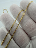 20" 1.75mm solid 10K yellow gold Cuban link chain, 4.64g – Ott Family Jewelry (9)