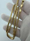 22" 3.5mm 14K yellow gold Franco chain, 48.2g – Ott Family Jewelry (9)