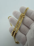 22" 5mm 14K yellow gold Cuban chain, 44.7g – Ott Family Jewelry (9)