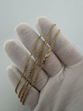 22" 14K Yellow Gold Rope 1.5mm 4.8g