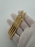 24" 14K Yellow Gold Cuban 5mm 45.65g