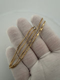 16" 14K Yellow Gold Curb 2mm 3.6g
