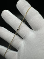 10” 14k Yellow Gold Cuban 1.5mm 1.9g