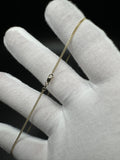 10” 14k Yellow Gold Cuban 1.5mm 1.9g