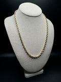 21.5” 10k Yellow Gold Rope 5.5mm 43.24g