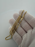 22" 2.5mm solid 10K yellow gold Cuban link chain, 9.05g – Ott Family Jewelry (10)