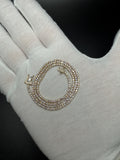 17" 14K Yellow Gold 5.22ctw E-F VS Lab Diamond Tennis EGL Certified – 2mm – 9.56g