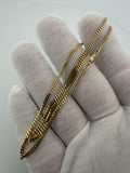 16" 10K Yellow Gold Cuban Chain 2mm 4.44g