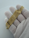 24" 14K Yellow Gold Cuban Chain 4mm 30.25g