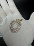 17" 14K Yellow Gold 7.03ctw E-F VS Lab Diamond Tennis EGL Certified – 2.2mm – 11.14g