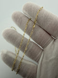 20" 14K Yellow Gold Paperclip 2mm 1.2g