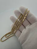 24" 3mm 14K yellow gold rope chain, 18.3g – Ott Family Jewelry (10)