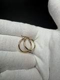20mm x 2mm 14K yellow gold hoop earrings, 1.54g – Ott Family Jewelry (10)