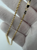16" 2.5mm 14K yellow gold rope chain, 7.62g – Ott Family Jewelry (10)