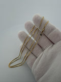 22" 14K Yellow Gold Box 1.5mm 6.0g