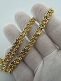 26" 14K Yellow Gold Rope 3.5mm 12.0g