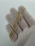 24" 14K Yellow Gold Curb 2mm 4.63g