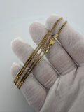 24 inch 2mm Cuban link chain in 14K yellow gold, 8.54g, view 10 - Ott Family Jewelry