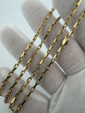 24" 14K Yellow Gold Heavy Fancy Anchor 2.5mm 16.1g