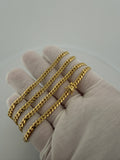 22" 4mm solid 10K yellow gold Cuban link chain, 24.2g – Ott Family Jewelry (10)