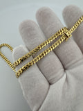 16” 10k Yellow Gold Cuban 4mm 18.3g