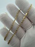 26" 2mm 14K yellow gold rope chain, 9.63g – Ott Family Jewelry (9)