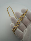 26" 14K Yellow Gold Figaro 4mm 15.0g