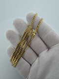 18" 10k Yellow Gold Cuban 3mm 11.72g