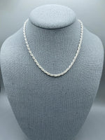 3.5mm Silver Rope Chain