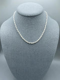 3.5mm Silver Rope Chain