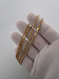 20" 14K Yellow Gold Fancy Cable 3mm 5.4g