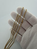 24" 14K Yellow Gold Rope 2mm 7.71g