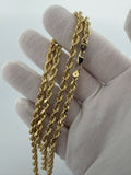24" 14K Yellow Gold Rope 5mm 11.64g