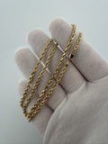 18" 14K Yellow Gold Rope 3mm 4.6g