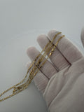 26 inch 2.7mm Figaro chain in 14K yellow gold, 6.0g, view 10 - Ott Family Jewelry