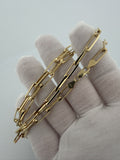 20" 14k Yellow Gold Paperclip 5mm 24.1g