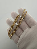 20" 14K Yellow Gold Rope 3.5mm 20.0g