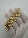 20" 14k Yellow Gold Cuban 5mm 39.0g