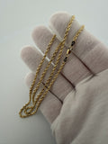 20" 2.5mm 14K yellow gold rope chain, 9.5g – Ott Family Jewelry (10)