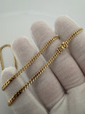 16" 3mm 14K yellow gold Cuban chain, 11.6g (pre-owned) – Ott Family Jewelry (10)