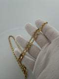 24" 14K Yellow Gold Herme$ 3.5mm 32.0g