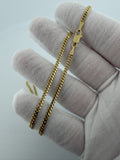 16" 14k Yellow Gold Cuban 2.5mm 8.92g