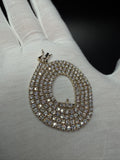 17" 14k Yellow Gold 10.01ctw E-F VS Lab Diamond Tennis Chain EGL Certified 2.8mm 14.48g