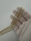 26" 2.5mm 14K yellow gold rope chain, 12.3g – Ott Family Jewelry (10)